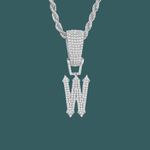 Load image into Gallery viewer, Custom Letter Pendant - Tapered Initial【無料ネックレス付属】