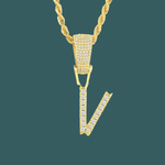 Load image into Gallery viewer, Custom Letter Pendant - Crossed Initial【無料ネックレス付属】