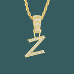 Load image into Gallery viewer, Custom Letter Pendant - Crossed Initial【無料ネックレス付属】