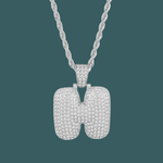 Load image into Gallery viewer, Custom Letter Pendant - Bubble Initial【無料ネックレス付属】