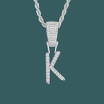 Load image into Gallery viewer, Custom Letter Pendant - Crossed Initial【無料ネックレス付属】