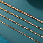 ギャラリービューアに画像を読み込み、Belcher Link Chain - 2mm〜6mm (Rose Gold)