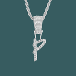 Load image into Gallery viewer, Custom Letter Pendant - Crossed Initial【無料ネックレス付属】