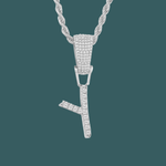 Load image into Gallery viewer, Custom Letter Pendant - Crossed Initial【無料ネックレス付属】