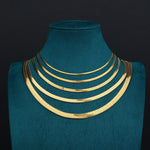 Load image into Gallery viewer, Herringbone Chain - 2mm〜6mm (Gold)