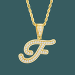 ギャラリービューアに画像を読み込み、Custom Letter Pendant - Bold Curve【無料ネックレス付属】