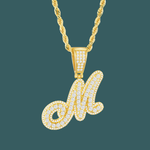 ギャラリービューアに画像を読み込み、Custom Letter Pendant - Bold Curve【無料ネックレス付属】