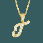 ギャラリービューアに画像を読み込み、Custom Letter Pendant - Bold Curve【無料ネックレス付属】