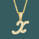 ギャラリービューアに画像を読み込み、Custom Letter Pendant - Bold Curve【無料ネックレス付属】