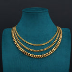 ギャラリービューアに画像を読み込み、Cuban Chain - 4mm〜8mm (Gold)