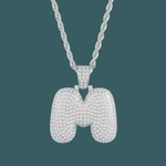 Load image into Gallery viewer, Custom Letter Pendant - Bubble Initial【無料ネックレス付属】