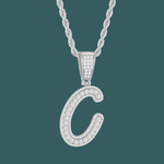 ギャラリービューアに画像を読み込み、Custom Letter Pendant - Bold Curve【無料ネックレス付属】