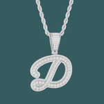 ギャラリービューアに画像を読み込み、Custom Letter Pendant - Bold Curve【無料ネックレス付属】