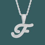 ギャラリービューアに画像を読み込み、Custom Letter Pendant - Bold Curve【無料ネックレス付属】