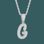 ギャラリービューアに画像を読み込み、Custom Letter Pendant - Bold Curve【無料ネックレス付属】