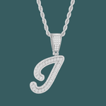 ギャラリービューアに画像を読み込み、Custom Letter Pendant - Bold Curve【無料ネックレス付属】