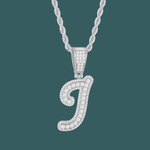 ギャラリービューアに画像を読み込み、Custom Letter Pendant - Bold Curve【無料ネックレス付属】