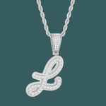 ギャラリービューアに画像を読み込み、Custom Letter Pendant - Bold Curve【無料ネックレス付属】