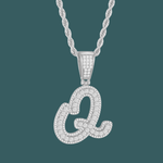 ギャラリービューアに画像を読み込み、Custom Letter Pendant - Bold Curve【無料ネックレス付属】