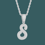 ギャラリービューアに画像を読み込み、Custom Letter Pendant - Bold Curve【無料ネックレス付属】