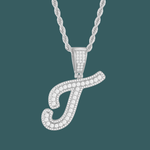 ギャラリービューアに画像を読み込み、Custom Letter Pendant - Bold Curve【無料ネックレス付属】