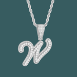 ギャラリービューアに画像を読み込み、Custom Letter Pendant - Bold Curve【無料ネックレス付属】