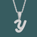 ギャラリービューアに画像を読み込み、Custom Letter Pendant - Bold Curve【無料ネックレス付属】