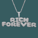 Load image into Gallery viewer, Custom Letter Pendant - Puffy Block (Gold,White Gold,Rose Gold)【無料ネックレス付属】