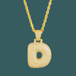 Load image into Gallery viewer, Custom Letter Pendant - Bubble Initial【無料ネックレス付属】