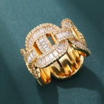 ギャラリービューアに画像を読み込み、Orbit Crown Band - 16mm (18K Gold)