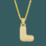 Load image into Gallery viewer, Custom Letter Pendant - Bubble Initial【無料ネックレス付属】