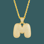 Load image into Gallery viewer, Custom Letter Pendant - Bubble Initial【無料ネックレス付属】