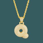 Load image into Gallery viewer, Custom Letter Pendant - Bubble Initial【無料ネックレス付属】