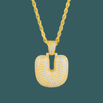Load image into Gallery viewer, Custom Letter Pendant - Bubble Initial【無料ネックレス付属】