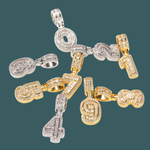 ギャラリービューアに画像を読み込み、Custom Number Pendant - BOLD MODEL【無料ネックレス付属】