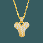 Load image into Gallery viewer, Custom Letter Pendant - Bubble Initial【無料ネックレス付属】