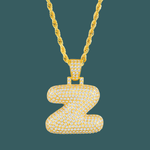 Load image into Gallery viewer, Custom Letter Pendant - Bubble Initial【無料ネックレス付属】