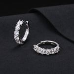 Load image into Gallery viewer, 0.5ct/0.3ct/0.1ct VVS Moissanite & 925silver - Eternal Sparkle Hoop