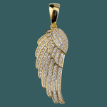 ギャラリービューアに画像を読み込み、Angel Wing Pendant - (18K Gold)【無料ネックレス付属】