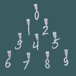 Load image into Gallery viewer, Custom Number Pendant - Script Model 【無料ネックレス付属】