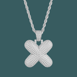 Load image into Gallery viewer, Custom Letter Pendant - Bubble Initial【無料ネックレス付属】