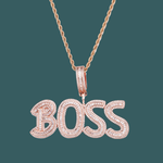Load image into Gallery viewer, Custom Letter Pendant - Block Model (Rose Gold)【無料ネックレス付属】
