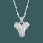 Load image into Gallery viewer, Custom Letter Pendant - Bubble Initial【無料ネックレス付属】