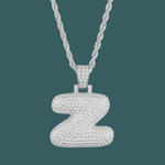 Load image into Gallery viewer, Custom Letter Pendant - Bubble Initial【無料ネックレス付属】