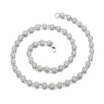 Load image into Gallery viewer, Iced Ball Chain - 6mm (White Gold)