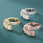 ギャラリービューアに画像を読み込み、Luxe Spiral Ring - 15mm (White Gold)