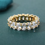 ギャラリービューアに画像を読み込み、Oval Cut Ring - 6mm (18K Gold)