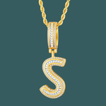 ギャラリービューアに画像を読み込み、Letter Pendant - TWIST MODEL【無料ネックレス付属】