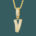 ギャラリービューアに画像を読み込み、Letter Pendant - TWIST MODEL【無料ネックレス付属】