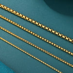 Load image into Gallery viewer, Belcher Link Chain - 2mm〜6mm (Gold)